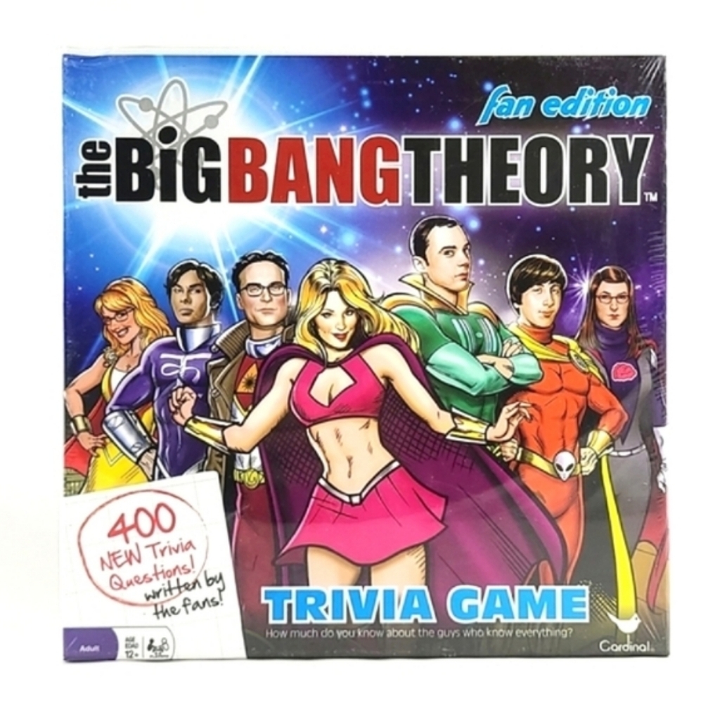 Cardinal Games Big Bang Theory TV Show Ultimate  Genius Party Game Fan Edition